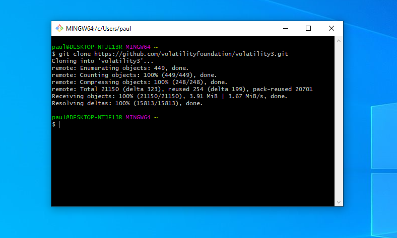 Memory Forensics with Volatility 3
